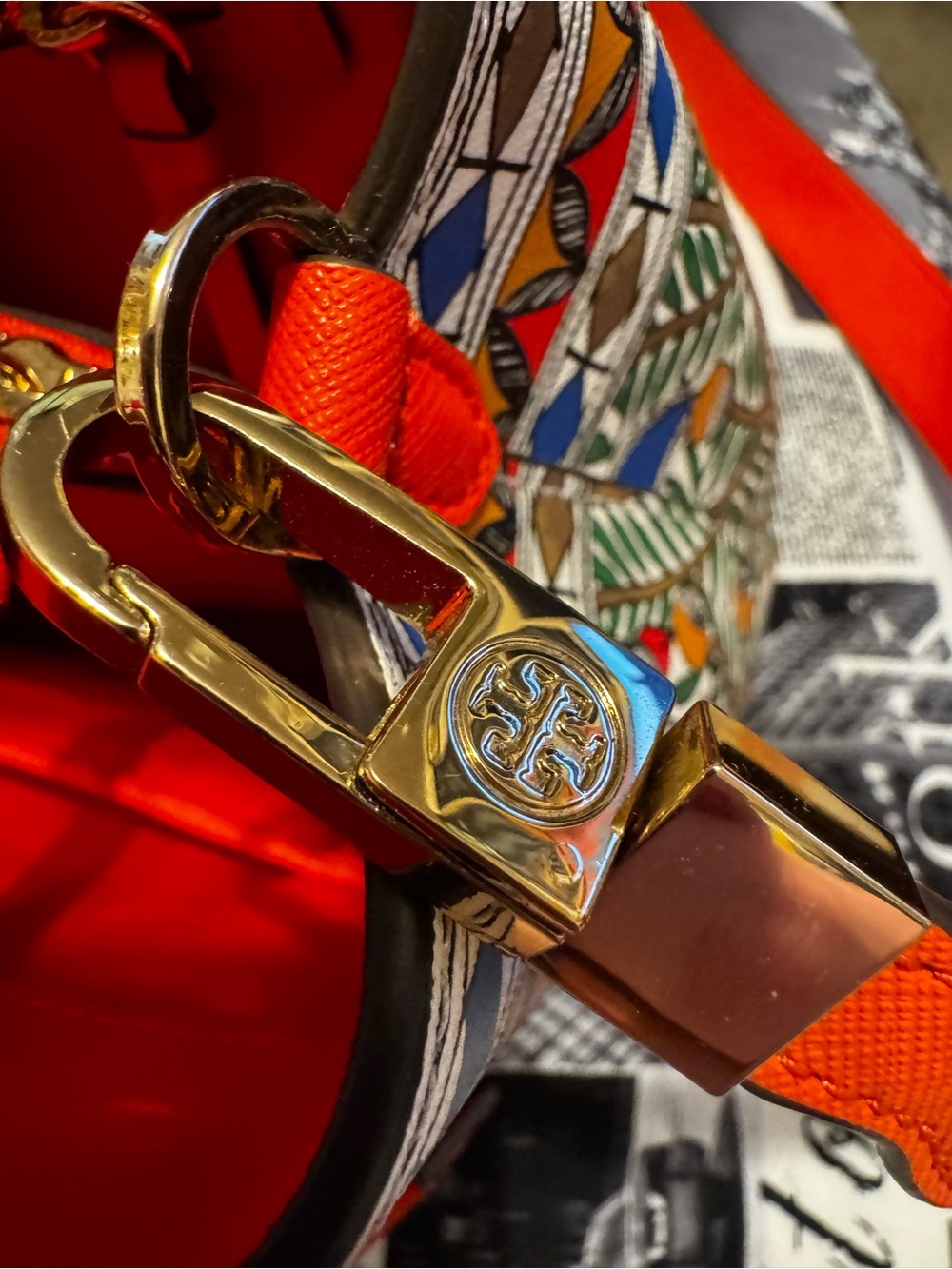 Tory Burch Robinson Satchel In “Something Wild” Print - Picture 11 of 11